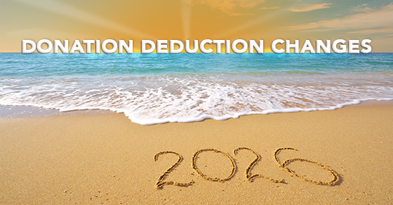 New limits coming for charitable contribution deductions